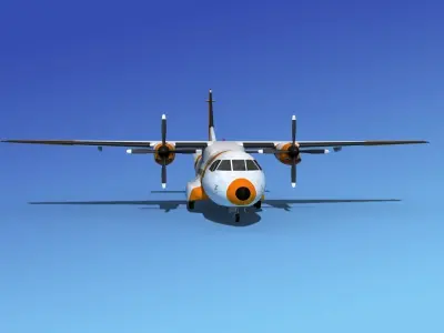 Casa CN-235 Antartica Explorer 3D model