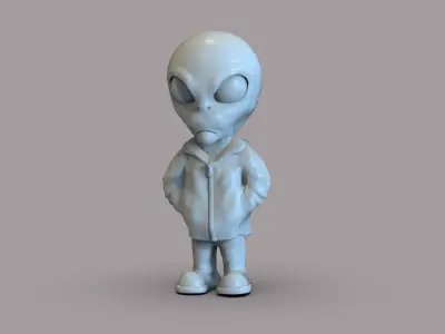 Cool Alien 3D print model