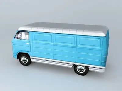 Old van ERAZ Armenia Free 3D model