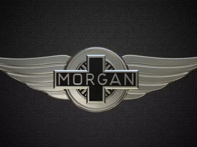 morgan logo 3D model