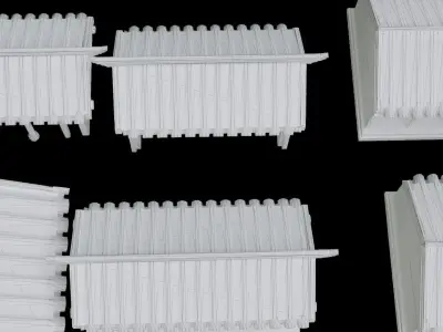 china ancient house plus 6 Free low-poly 3D model