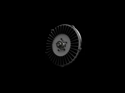 Axial Flux Coreless Motor 3D model