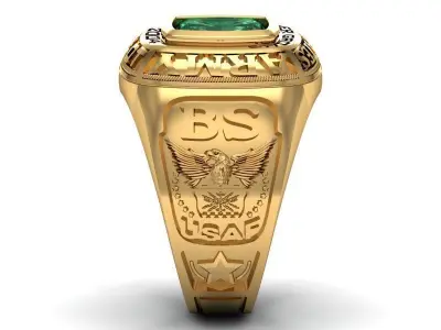 army ring falcon f15 3D print model