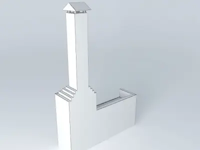 barbecue edited sink Free 3D model