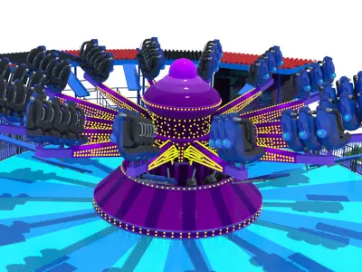 GoGo Bouncer Rides 3D model