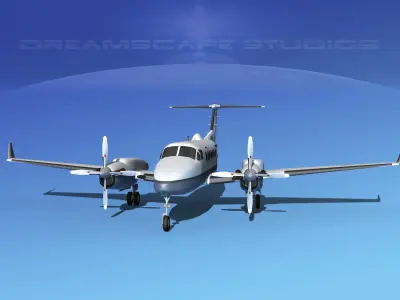Beechcraft MC-12W Liberty V01 3D model