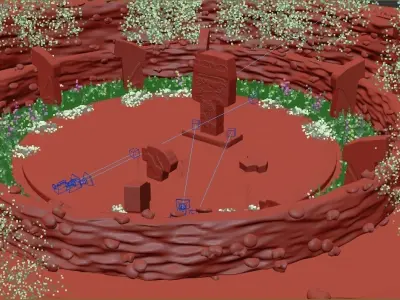 Urfa Gobeklitepe historical places 3D model