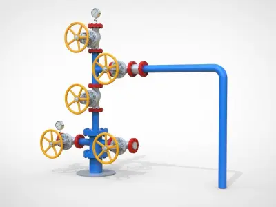 Bore system 3D model
