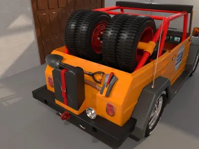 Volkswagen Safari -Thing- modified 3D model