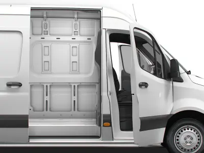 Freightliner Sprinter L4H3 RWD HQ Interior 2024 3D model