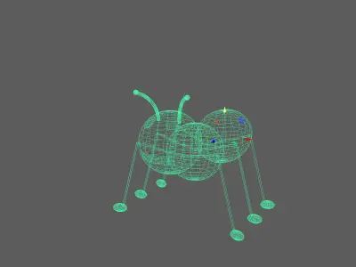 Ant 3D Model Low-poly 3D model