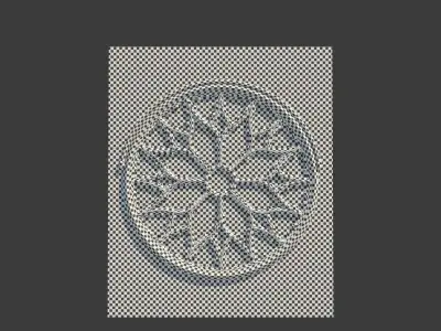 Medieval Gothic Window 04 3D model