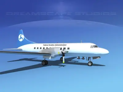 Convair CV-580 FAA 3D model