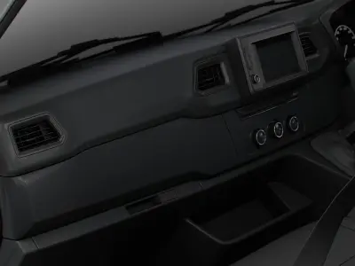 Vauxhall Movano Van L1H2 HQInterior 2021 3D model