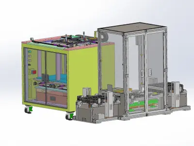 Tray loading and unloading machine 3D model