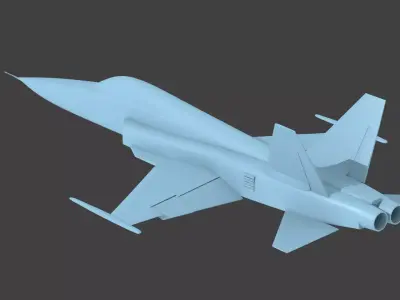 Saeqeh-80 iran f-5e 3D print model