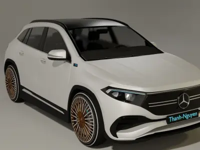 Mercedes-Benz EQA 2021 3D model