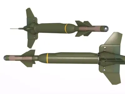 GBU-24B Paveway 3D model