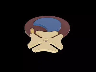 Geneva drive - Maltese cross 3D model