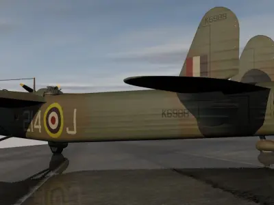 Handley Page HP-54 Harrow Mk-2 3D model