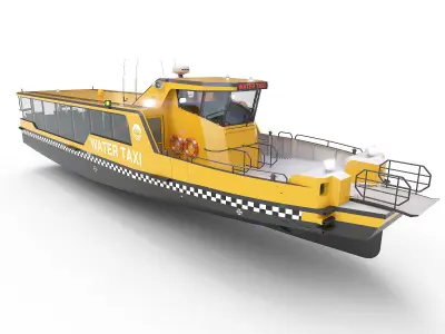Passenger ferry 3D model
