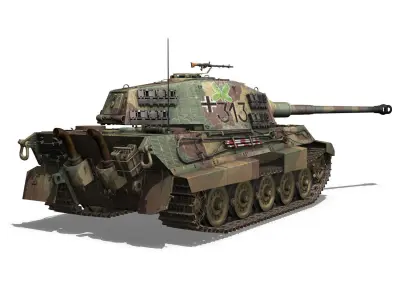 Panzerkampfwagen VI - Ausf B - Tiger II - 313 3D model