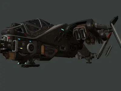 Phantom Aircraft Low-poly 3D model