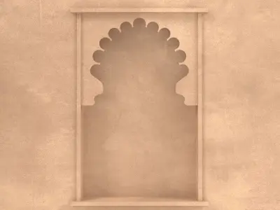 Palace Boundry Wall 3D model