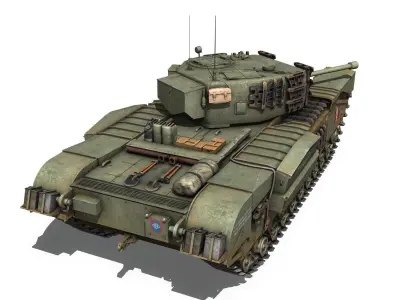 Churchill MK IV - T68457 3D model