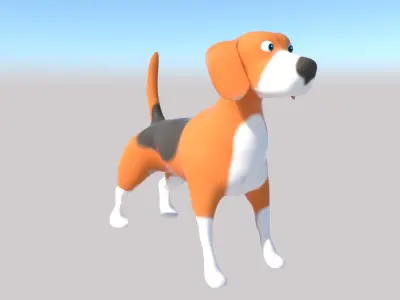 3d Model Bigl beagle dog Free 3D model
