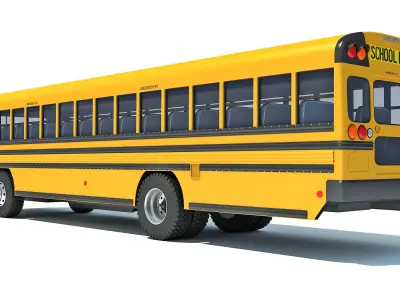 School Bus 3D model