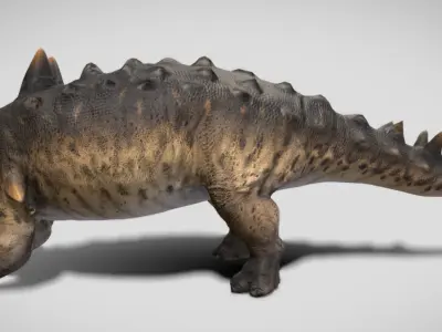 Euoplocephalus Low-poly 3D model
