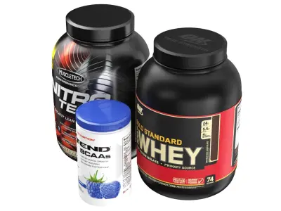 Gym Supplements 3D model