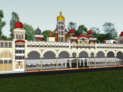 mysore palace 3D model