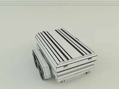 vehicle trailer 111 3D model