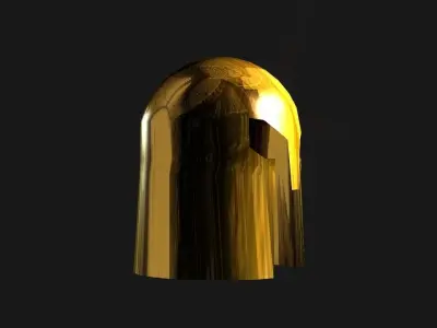 578 polygons spartan helmet Low-poly 3D model