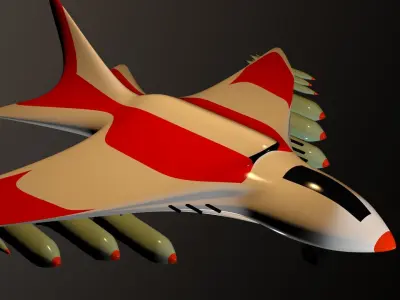 00001 nasa space shuttle - nasa space shuttle Low-poly 3D model