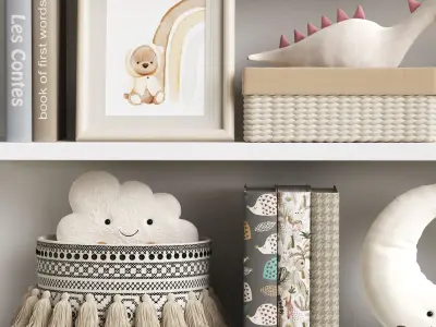 Kids Room Decor 107 3D model