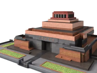 Lenin Mausoleum 3D model