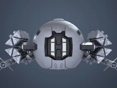 Military Drone Mk1 Used Look 3D model