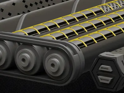 Cable and Wires and Cable Element 3D model