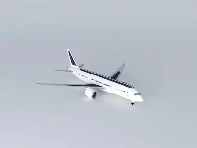 Template Boeing 7878S Free 3D model