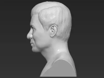 Jackie Chan bust 3D printing ready stl obj formats 3D print model