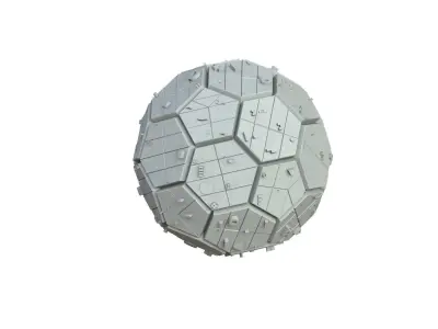 Sci Fi Object No 2225 Low Poly Low-poly 3D model