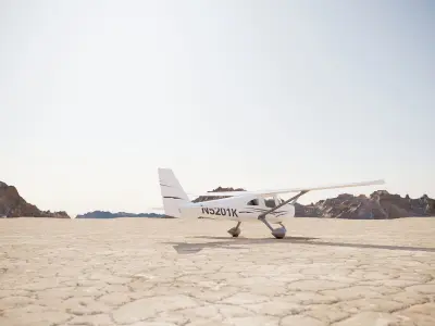 Small classic plane 3D model