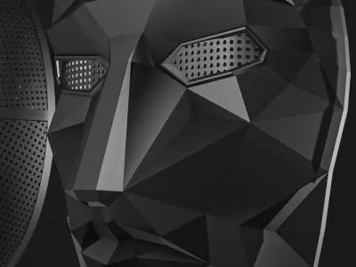 Squid Game Mask Pack 3D model