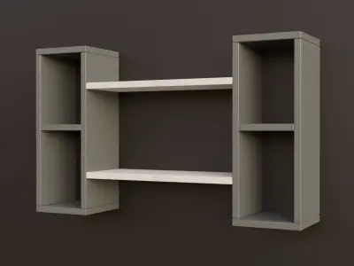  Modern Shelf Design Free 3D model