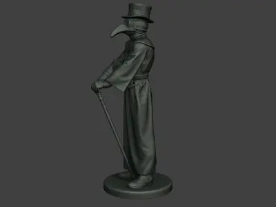 Hans Plague Doctor PDS001 3D print model