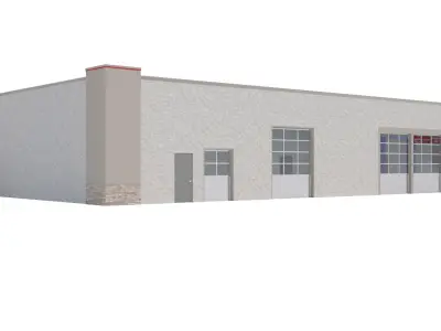 Retail-009-Auto Service 3D model