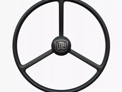 U650 Tractor steering wheel 3D model